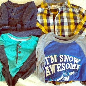 Boys long sleeve shirts